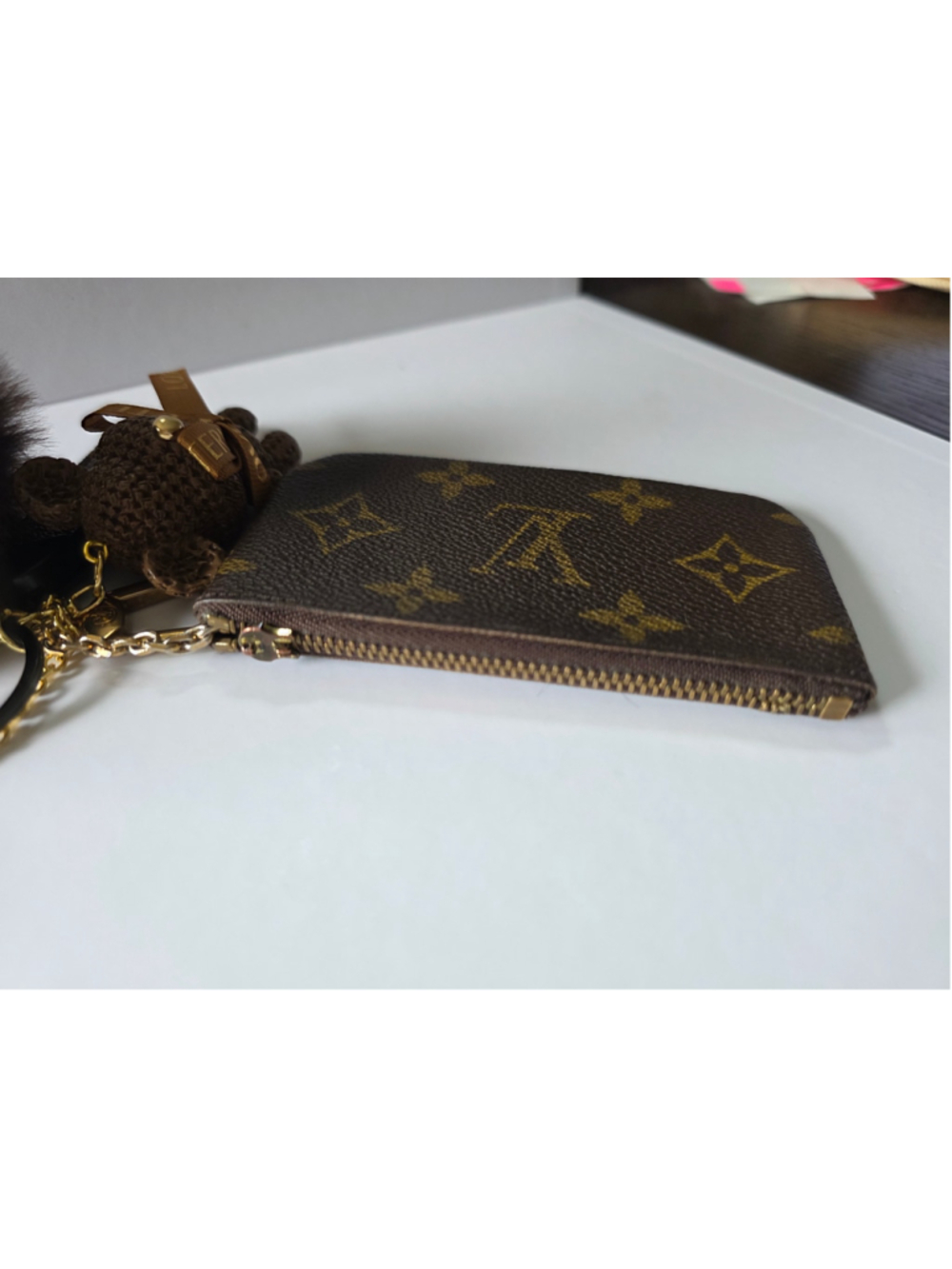 Authentic Louis Vuitton Key Cles & #318 Key Custom Bag Charm - Picture 6 of 8